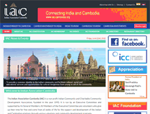 Tablet Screenshot of iac-cambodia.org